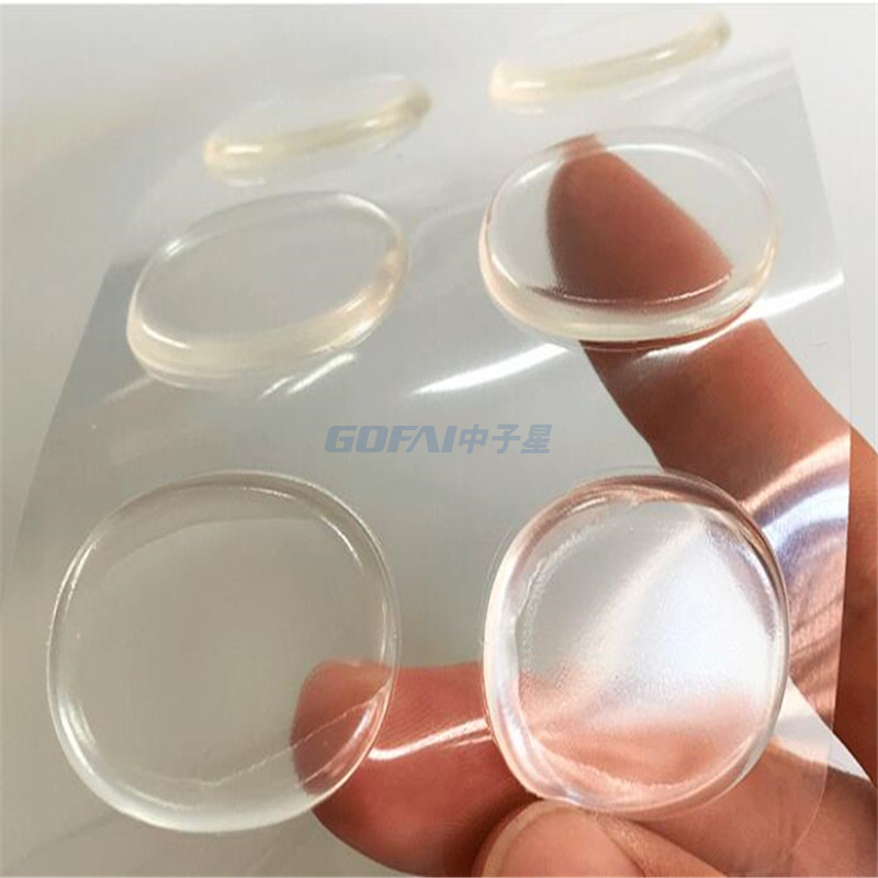  Fabricación de proveedores de China de almohadillas de gel reutilizables adhesivas de silicio