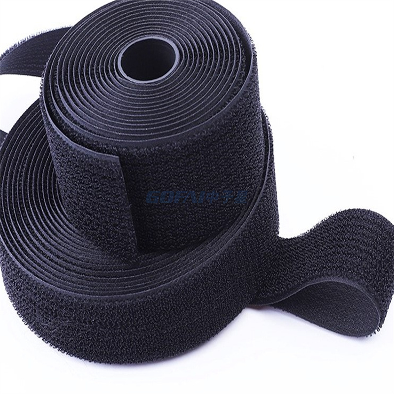 Velcro de inyección de costura gancho moldeado y sujetador de tela de bucle Nylon Velcro