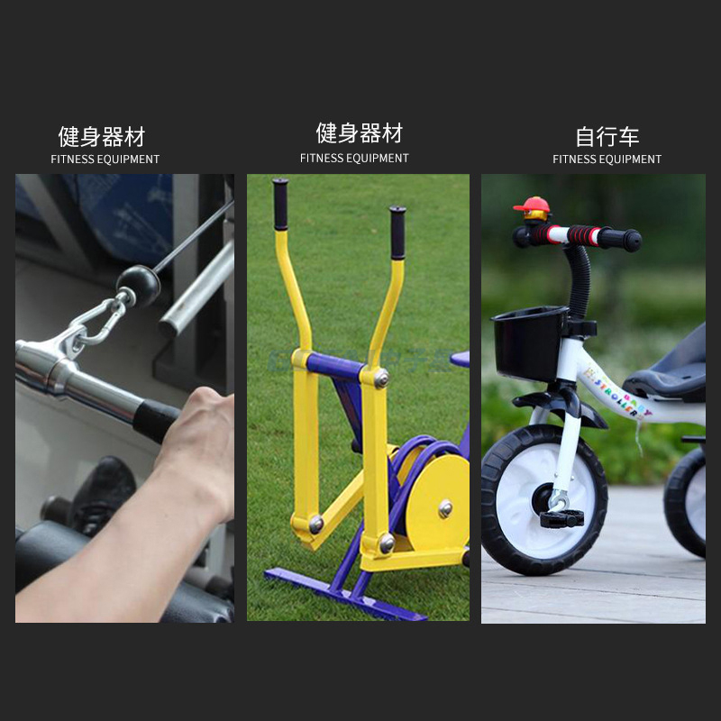 Empuñaduras antideslizantes de PVC suave para equipo de Fitness de 25mm de diámetro para bicicleta de equipo médico