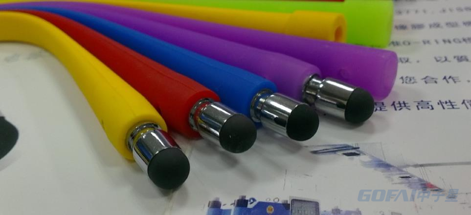 Herramientas para abrir puertas, puntas de lápiz óptico de goma de silicona capacitiva conductora OEM para lápiz de pantalla táctil capacitiva