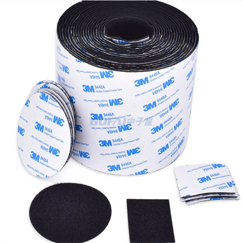 Cinta de sujeción personalizada del fabricante Cosido de alta calidad Velcros reciclados Gancho y lazo 5 cm en rollo
