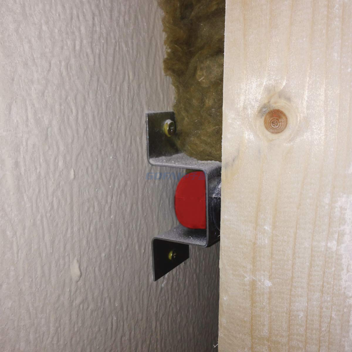Amortiguadores de choque de la insonorización del techo de la pared para trabajos de aislamiento sano