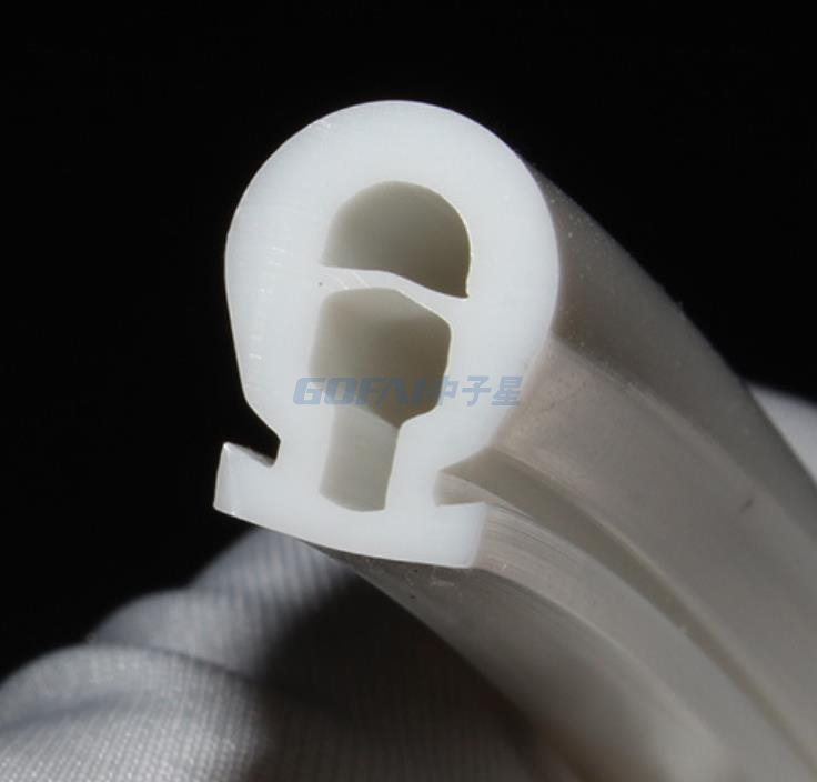 Tubo de silicona de tira de luz LED flexible de perfil extruido